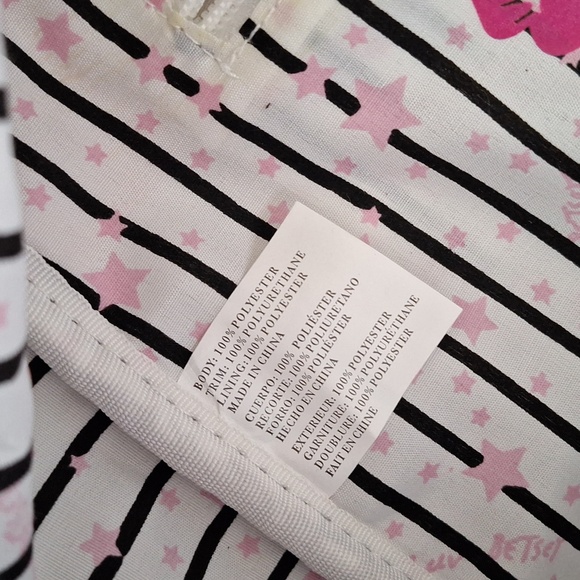 Betsey Johnson Luv black Unicorn Kitty Cat NWOT backpack - Picture 4 of 6